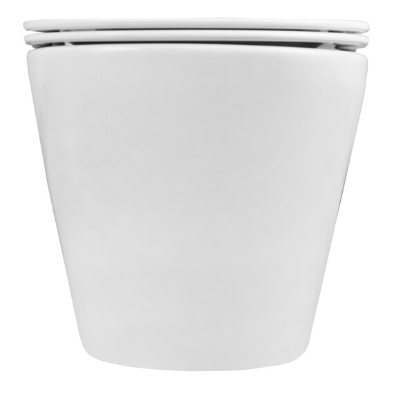 Унитаз подвесной безободковый Azario Vento AZ-1046 с тонкой крышкой микролифт фото 6