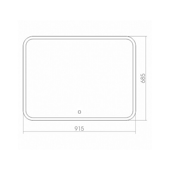 Зеркало Azario Стив 91 см ФР-00001020 фото 4