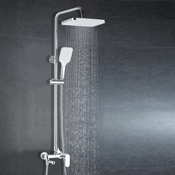 Душевая стойка Azario Arizona AZ-20S, Цвет производителя: хром фото 6