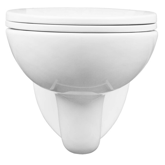 Унитаз подвесной безободковый Loranto Fredo CS-WH8005 с крышкой микролифт фото 8