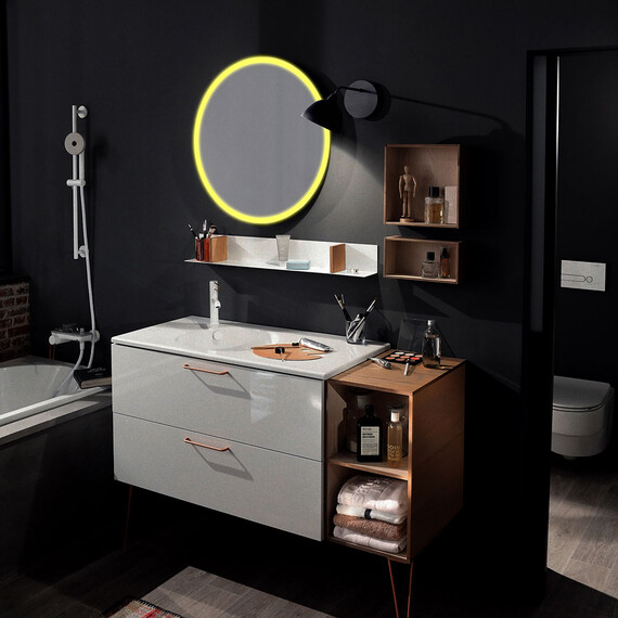 Зеркало Azario Perla neo - RGB 77 см LED-00002610 фото 6