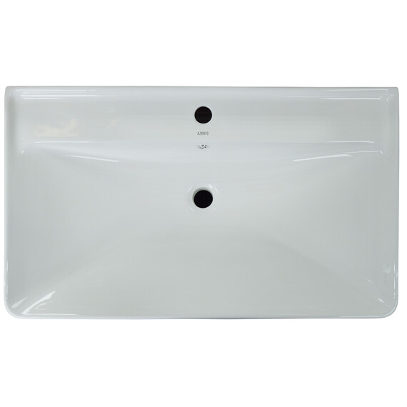 Тумба подвесная с раковиной Azario Lotos 80/2 см CS00083931, белый фото 4