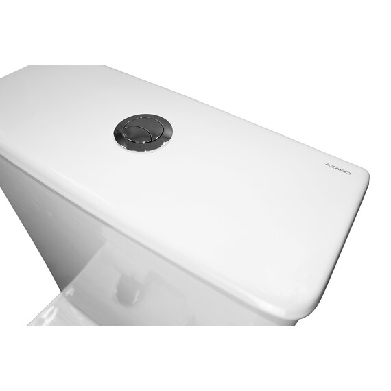 Унитаз-компакт безободковый Azario Frento AZ-2311 с тонкой крышкой микролифт фото 9