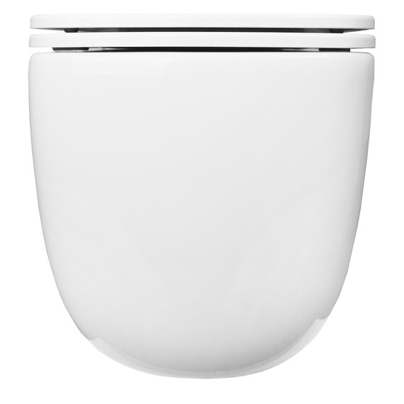 Унитаз подвесной безободковый Azario Flavia AZ-0076-UQ1 с крышкой микролифт (Система смыва торнадо) фото 9