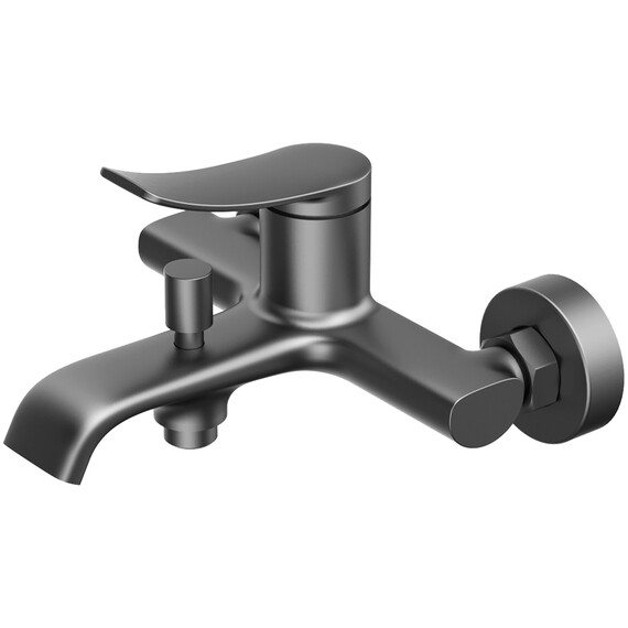 Смеситель для ванны Azario Ability AZ-VRY238331AJ, графит, Цвет производителя: оружейная сталь фото 2