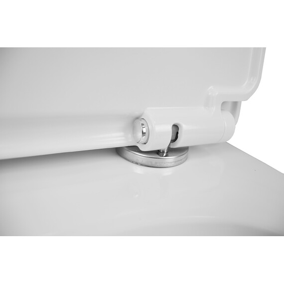 Унитаз-моноблок безободковый Azario Sente AZ-8614 с крышкой микролифт фото 8