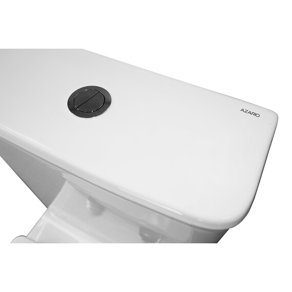 Унитаз-компакт безободковый Azario Anteo Square AZ-1218A с тонкой крышкой микролифт фото 9
