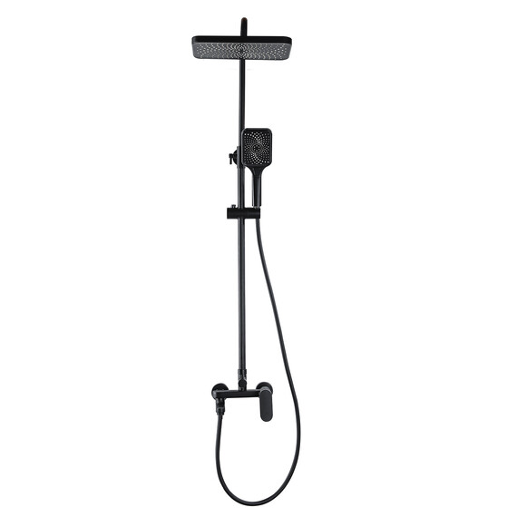 Душевая стойка Azario Arizona AZ-20BS, черный, Цвет производителя: чёрный фото 2