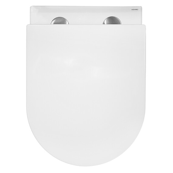 Унитаз подвесной безободковый Azario Trevi AZ-0093UQ3 с тонкой крышкой микролифт (Система смыва торнадо) фото 11