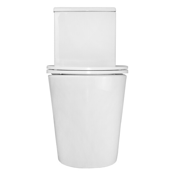 Унитаз-моноблок безободковый Azario Scala AZ-8101 с тонкой крышкой микролифт (система смыва торнадо) фото 12