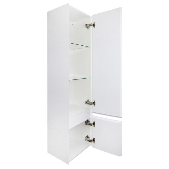 Пенал подвесной Azario Velluto 40 см CS00088605, белый матовый фото 4