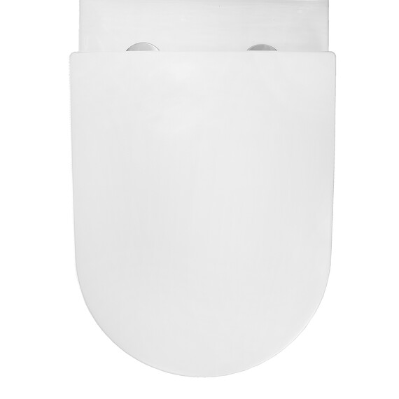 Унитаз-компакт безободковый Azario Maro AZ-2125 с тонкой крышкой микролифт фото 9