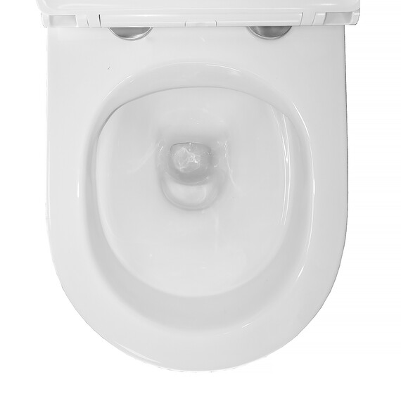 Унитаз подвесной безободковый Azario Felice AZ-0051 с крышкой микролифт фото 17