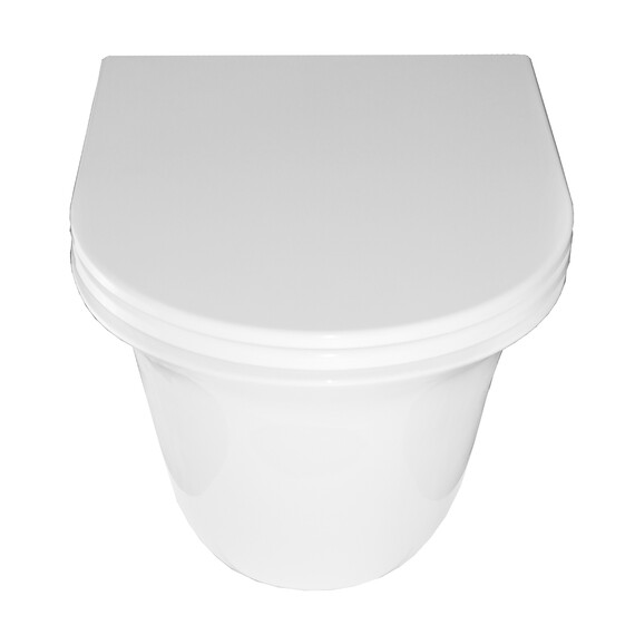 Унитаз подвесной безободковый Azario Felice AZ-0051 с крышкой микролифт фото 12