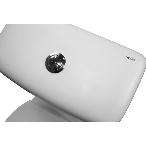 Унитаз-компакт Loranto Lino CS-CT8812 с тонкой крышкой микролифт фото 8