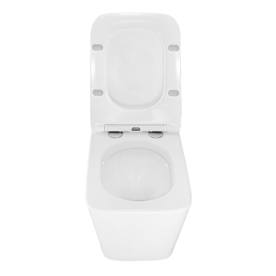 Унитаз подвесной импульсный Azario AZ-101C с тонкой крышкой микролифт (монтажная рама в комплекте) фото 5