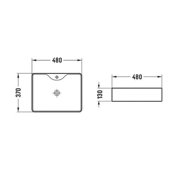 Раковина-чаша Azario 48 см AZ-2010 SP фото 3