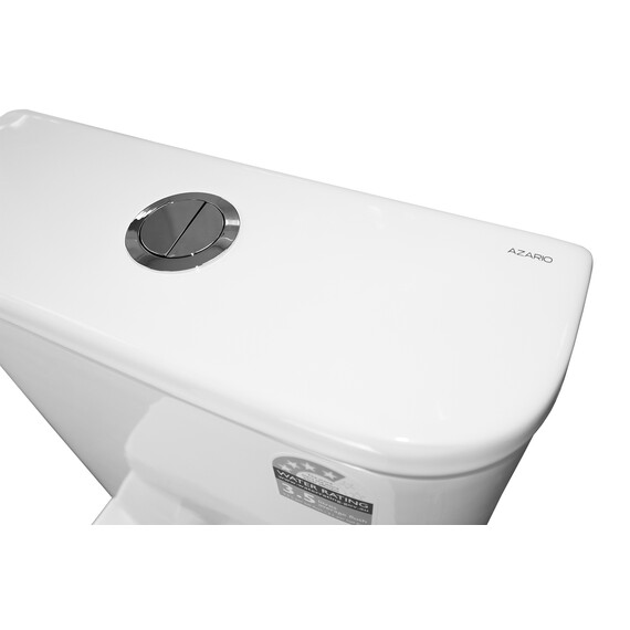 Унитаз-компакт безободковый Azario Berton AZ-6093 с тонкой крышкой микролифт (Система смыва торнадо) фото 7