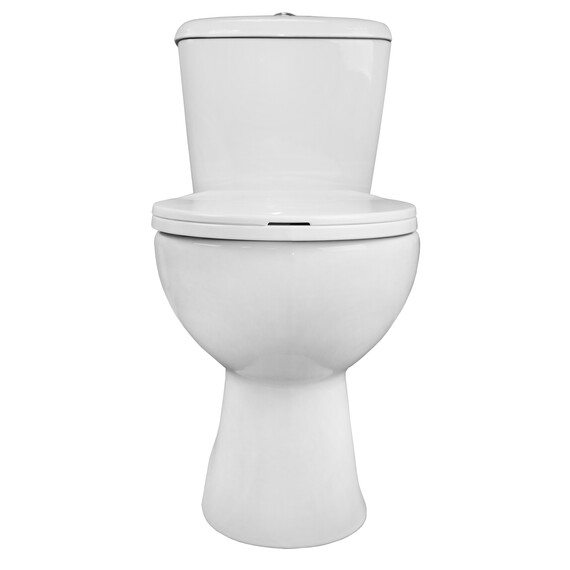 Унитаз-компакт Loranto Lino CS-CT8812 с тонкой крышкой микролифт фото 5