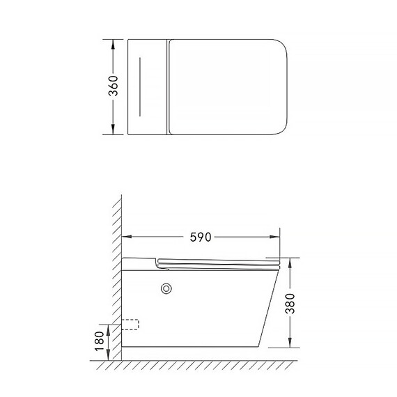 Унитаз подвесной импульсный Azario AZ-101C с тонкой крышкой микролифт (монтажная рама в комплекте) фото 16