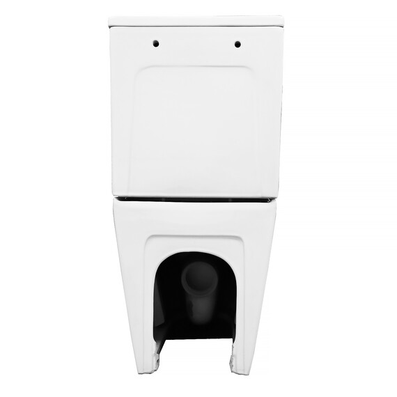 Унитаз-компакт безободковый Azario Verona AZ-8301 с крышкой микролифт (система смыва Торнадо) фото 13