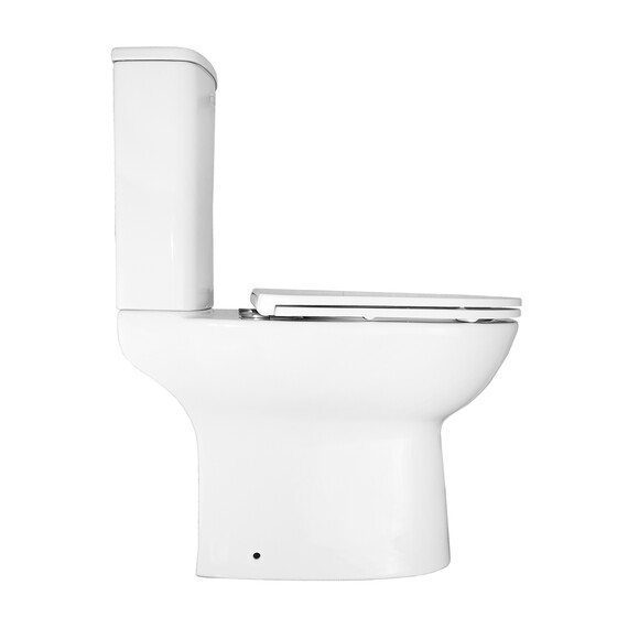 Унитаз-компакт безободковый Azario Kano 93590 с крышкой микролифт фото 12