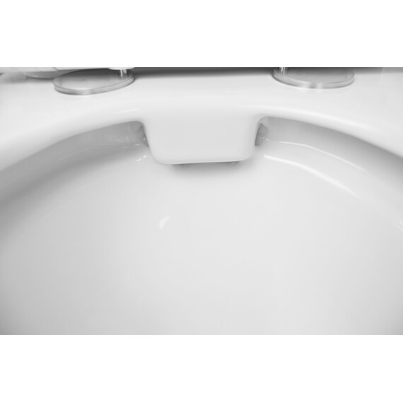 Унитаз-компакт безободковый Azario Formal AZ-1353B с крышкой микролифт фото 11