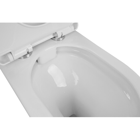 Унитаз-компакт Azario Fretta AZ-1223 с крышкой микролифт фото 9