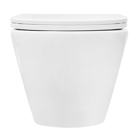 Унитаз подвесной безободковый Azario Nove AZ-9312T с тонкой крышкой микролифт фото 12