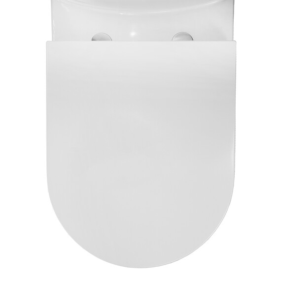 Унитаз-компакт безободковый Azario Kano 93590 с крышкой микролифт фото 9