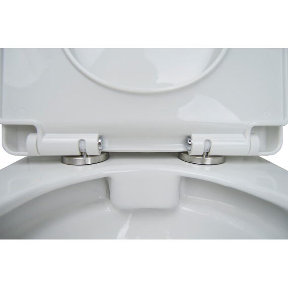 Унитаз-компакт Azario Fretta AZ-1223 с крышкой микролифт фото 11