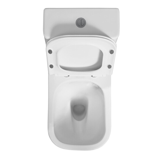 Унитаз-компакт безободковый Azario ESCONDA AZ-1255A с крышкой микролифт (система смыва торнадо) фото 7