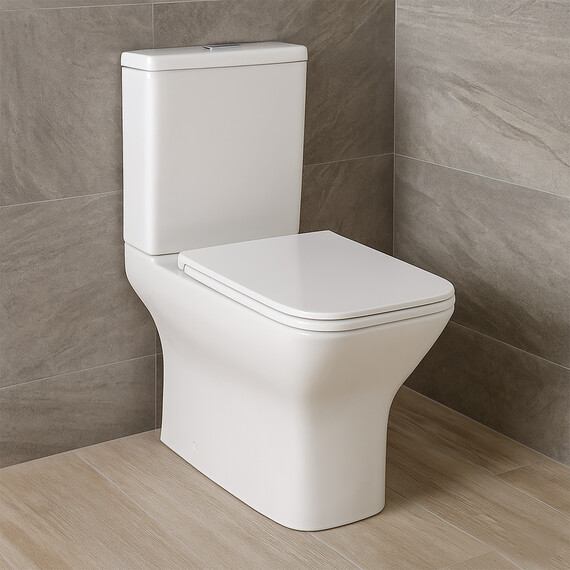 Унитаз-компакт безободковый Azario Mari AZ-79143T с тонкой крышкой микролифт фото 16