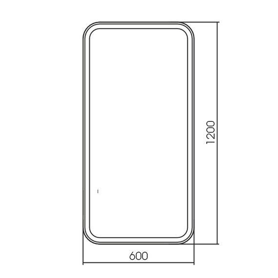 Зеркало Azario Мальта 60 см LED-00002936 фото 18