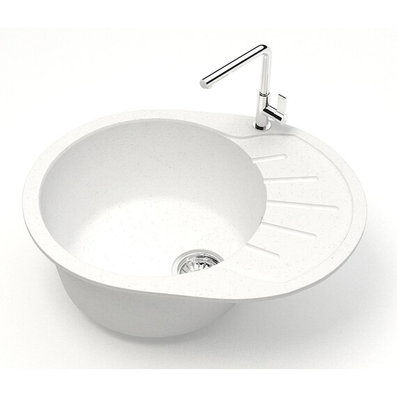 Кухонная мойка Azario Light CS00079917, белый фото 2