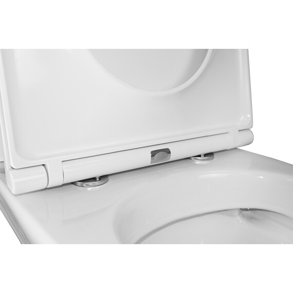 Унитаз-компакт безободковый Azario Dante AZ-93589 с крышкой микролифт фото 7