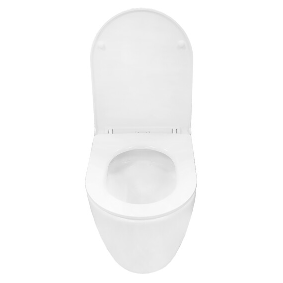 Унитаз-компакт безободковый Azario Verona AZ-8301 с крышкой микролифт (система смыва Торнадо) фото 3