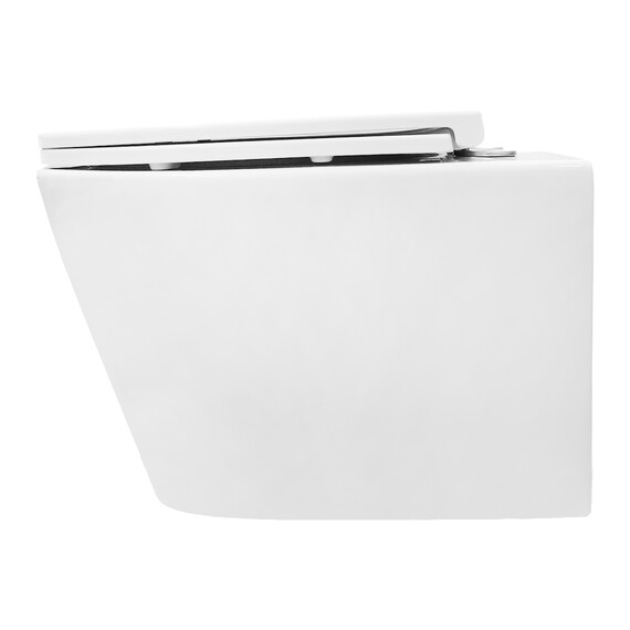 Унитаз подвесной безободковый Azario Nove AZ-9312T с тонкой крышкой микролифт фото 13