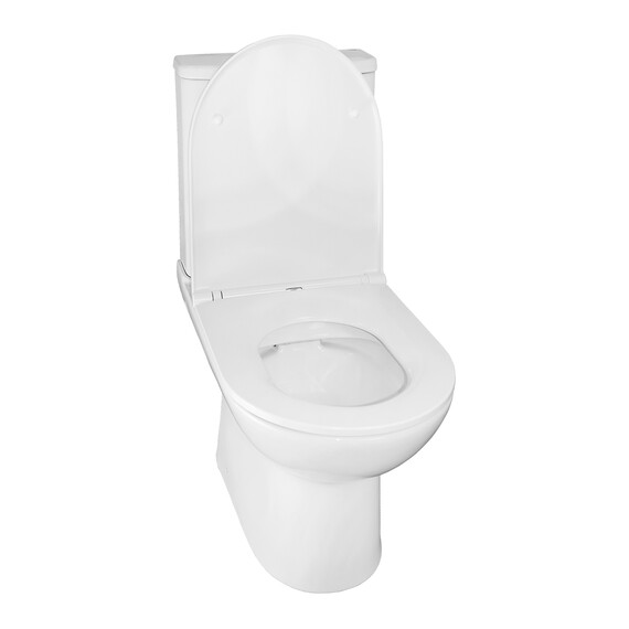 Унитаз-компакт безободковый Azario Kano 93590 с крышкой микролифт фото 3