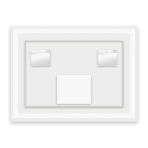 Зеркало Azario Alysa  80 см AZ-Z-046-1CSNEW фото 6