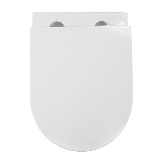 Унитаз подвесной безободковый Azario Pro PRO-0001 UQ3 с тонкой крышкой микролифт (система смыва Торнадо) фото 9