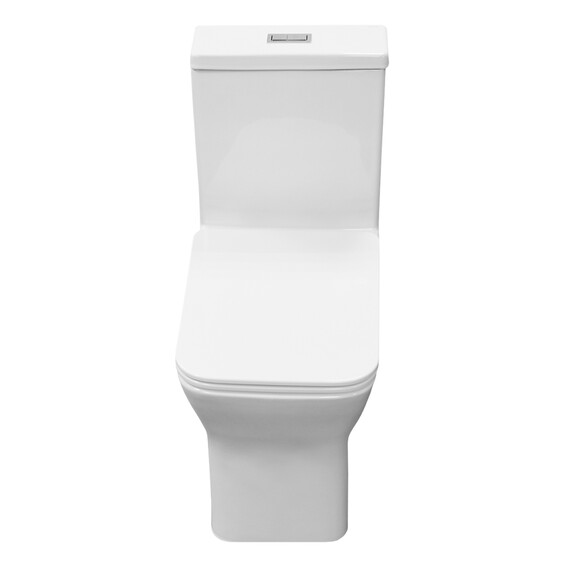Унитаз-моноблок безободковый Azario Vero AZ-8608 с тонкой крышкой микролифт фото 3