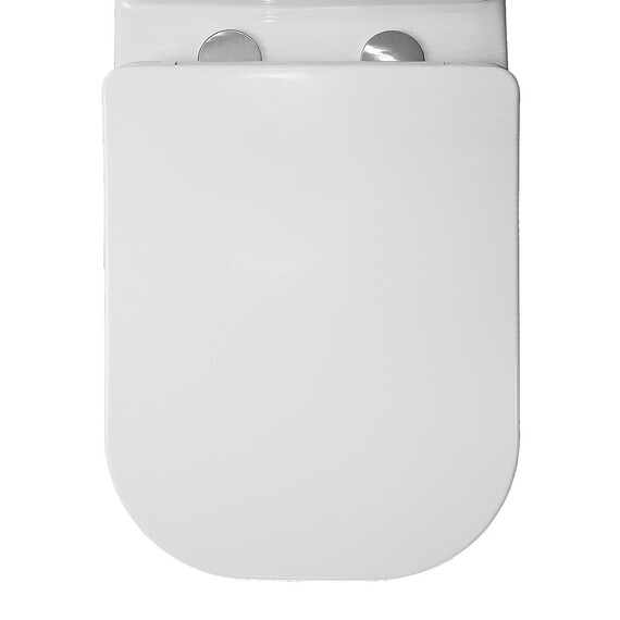 Унитаз-компакт безободковый Azario Velise AZ-1222A с крышкой микролифт фото 6