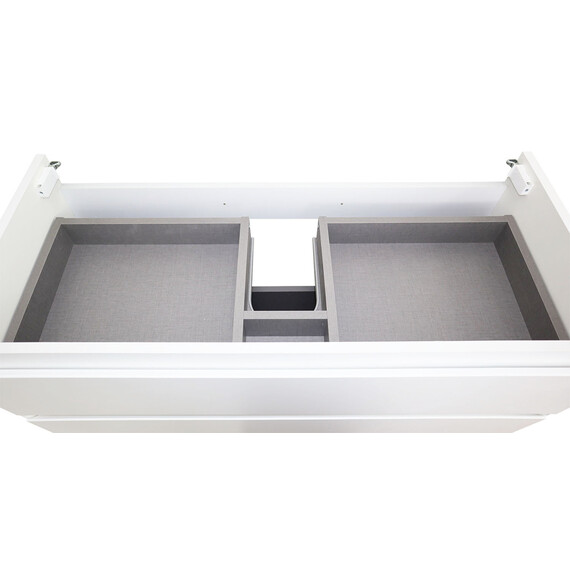 Тумба подвесная с раковиной Azario Velluto 100 см CS00088604, белый матотвый фото 4