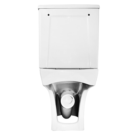 Унитаз-компакт безободковый Azario Mist AZ-45 с тонкой крышкой микролифт фото 12