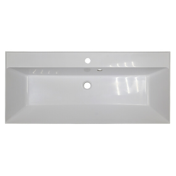 Тумба подвесная с раковиной Azario Viola 100/2H 100 см CS00097148, фисташковый фото 6