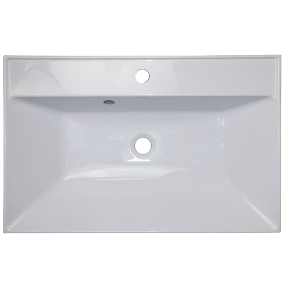 Тумба подвесная с раковиной Azario Velluto 70 см CS00088602, белый матотвый фото 9