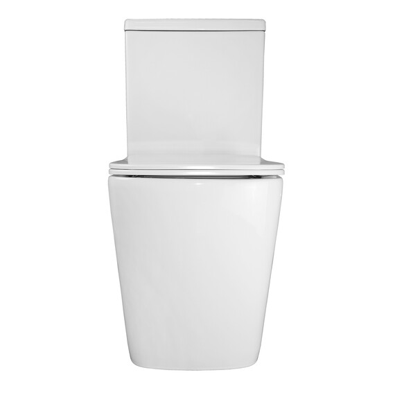 Унитаз-компакт безободковый Azario Ferra AZ-1015 с тонкой крышкой микролифт фото 11