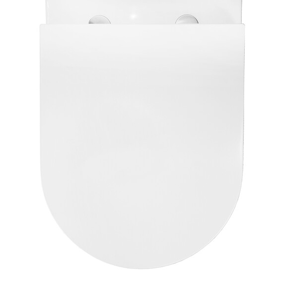 Унитаз-компакт безободковый Azario Dante AZ-93589 с крышкой микролифт фото 9