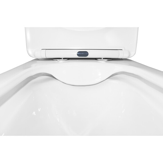 Унитаз-компакт безободковый Azario Velise AZ-1222A с крышкой микролифт фото 4